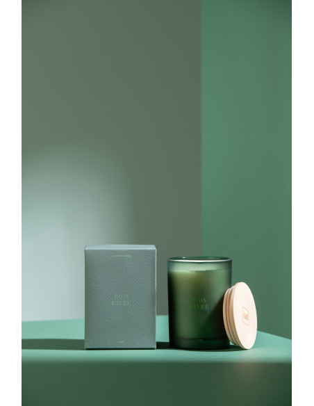 Bougie parfumée Senteur Boisée Bois Givré 38 heures Accords Essentiels - 3