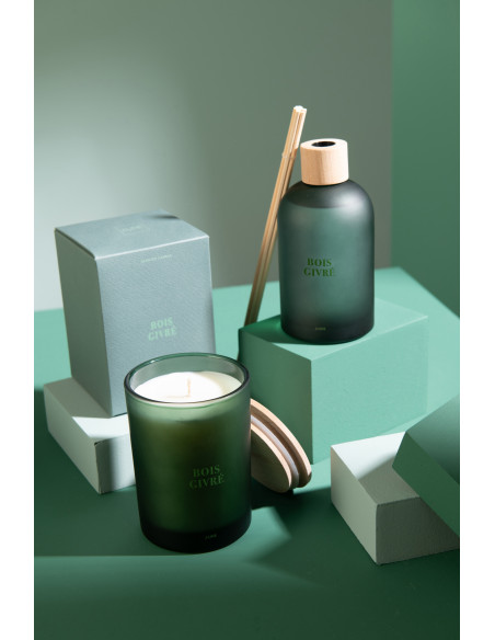 Bougie parfumée Senteur Boisée Bois Givré 38 heures Accords Essentiels - 6