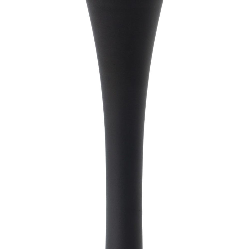 Table à manger moderne chic Ronde 4 personnes en Bois MDF Marron Métal Noir Aroha - 7