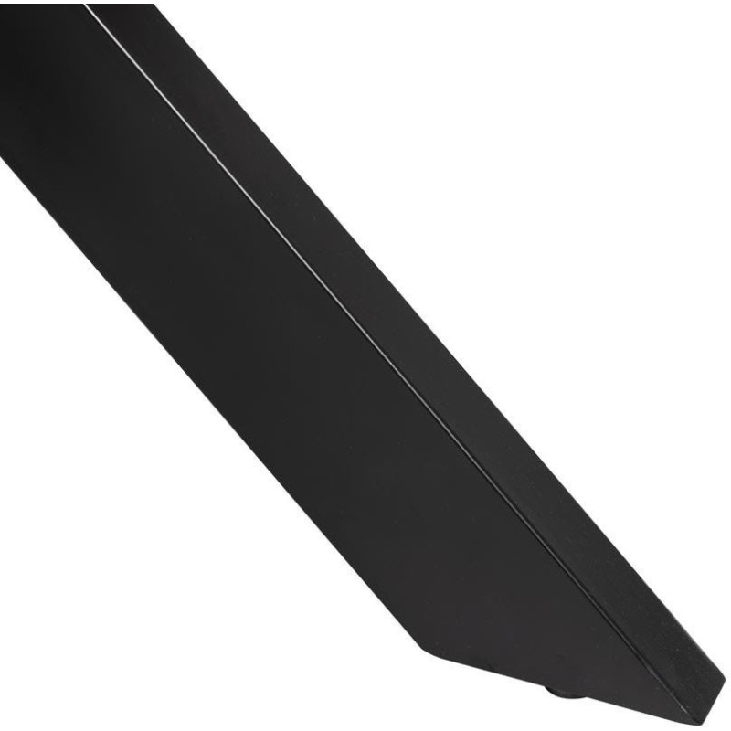 Table à manger moderne Ronde 6 personnes en Bois de manguier Naturel Métal Noir Idira - 9