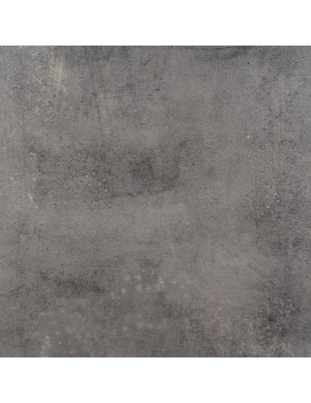 Grande Table à manger extensible moderne Rectangulaire 8 personnes en Bois MDF Gris Métal Noir Maren - 6