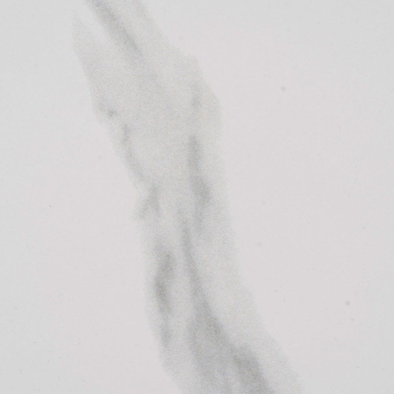 Table à manger moderne Ronde 6 personnes en Céramique Blanc Effet marbre Métal Naturel Effet bois Lurly - 3