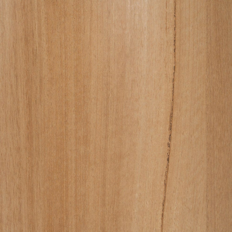 Table à manger moderne Ronde 6 personnes en Céramique Blanc Effet marbre Métal Naturel Effet bois Lurly - 5