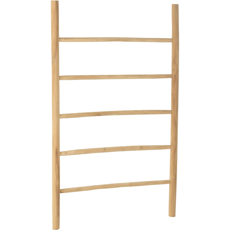 Porte-serviettes Échelle 5 niveaux Hauteur 150 cm en Teck Naturel Delora - 1