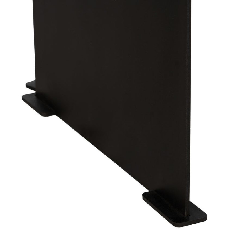 Grande Table à manger monderne Rectangulaire 8 personnes en Bois de manguier Naturel Métal Noir Itzel - 9