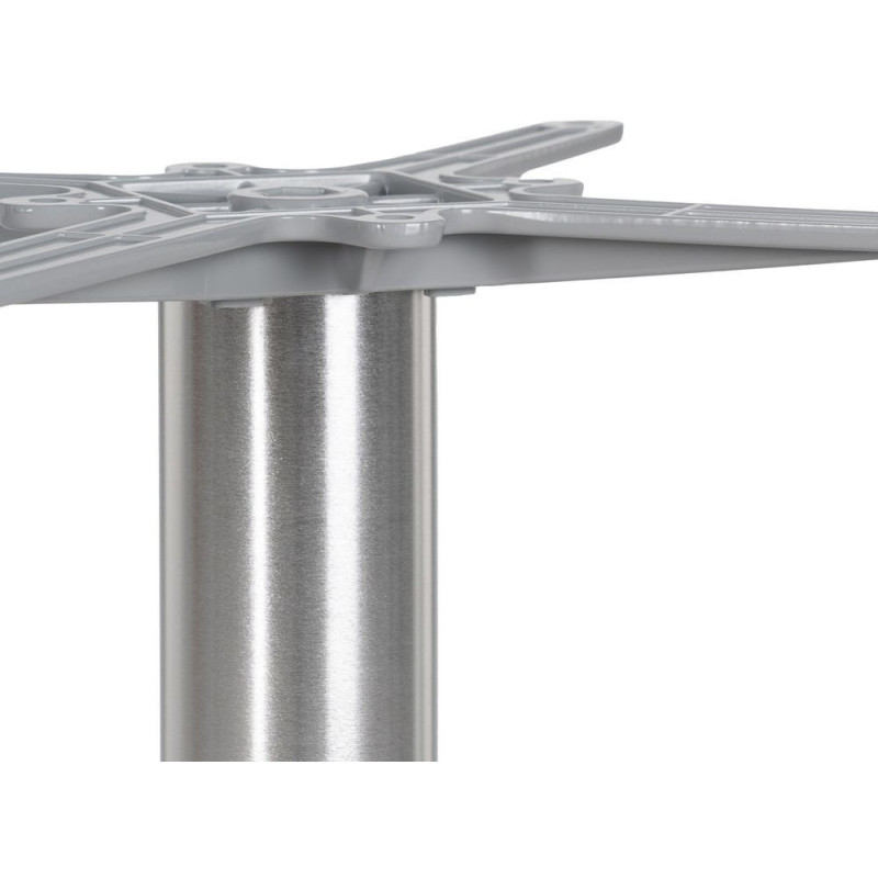 Pied de table rond moderne en Métal Argenté Celia - 4