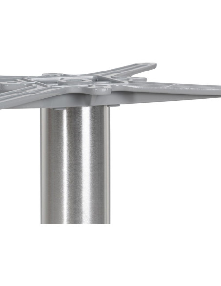 Pied de table rond moderne en Métal Argenté Celia - 4