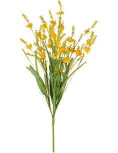 Fleur artificielle Forsythia Hauteur 55 cm en Plastique Jaune Vert - 1