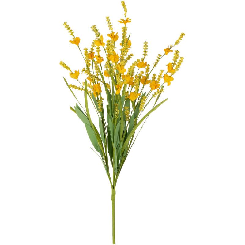 Fleur artificielle Forsythia Hauteur 55 cm en Plastique Jaune Vert - 1