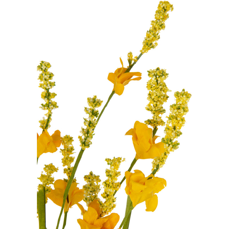 Fleur artificielle Forsythia Hauteur 55 cm en Plastique Jaune Vert - 2