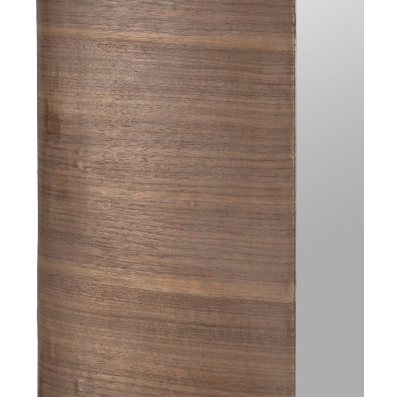 Grand Miroir mural moderne Rectangulaire 96x127 en Bois de sapin Vinyle Naturel Dilan - 3