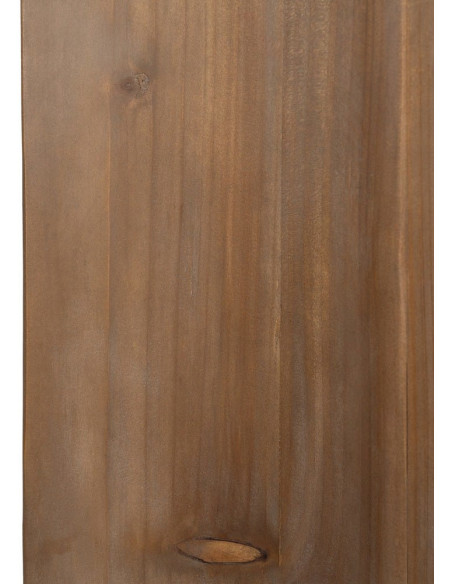 Grand Miroir mural rustique chic Rectangulaire 110x185 en Bois de sapin Naturel Amiel - 3