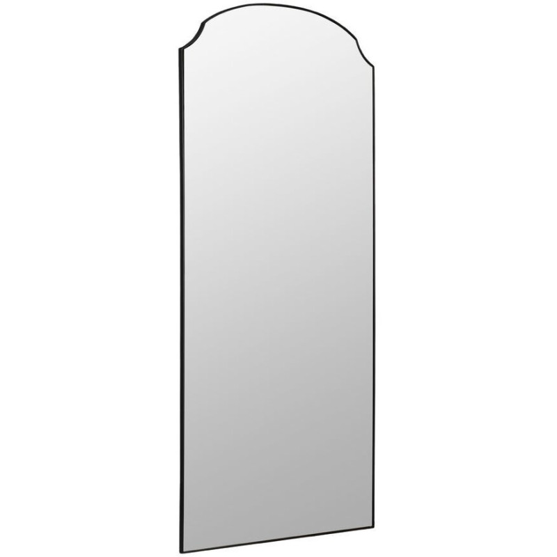 Grand Miroir mural moderne Arche 80x180 en Métal Noir Iriel - 1