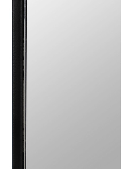Grand Miroir mural moderne Arche 80x180 en Métal Noir Iriel - 3
