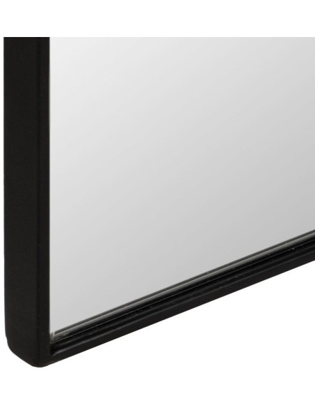 Grand Miroir mural moderne Arche 80x180 en Métal Noir Iriel - 5