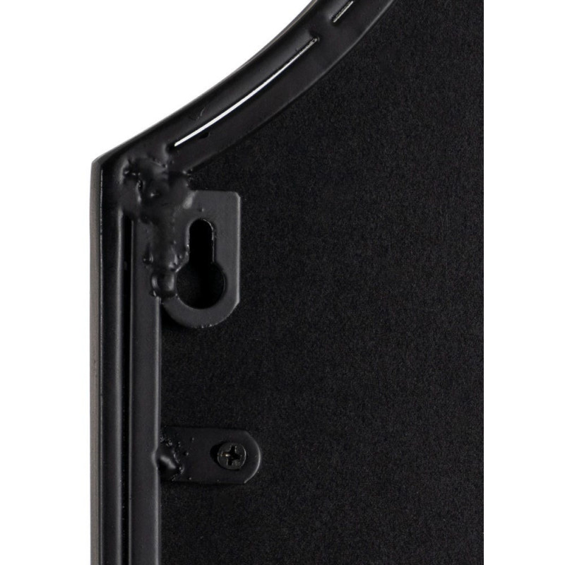 Grand Miroir mural moderne Arche 80x180 en Métal Noir Iriel - 6