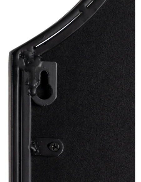 Grand Miroir mural moderne Arche 80x180 en Métal Noir Iriel - 6