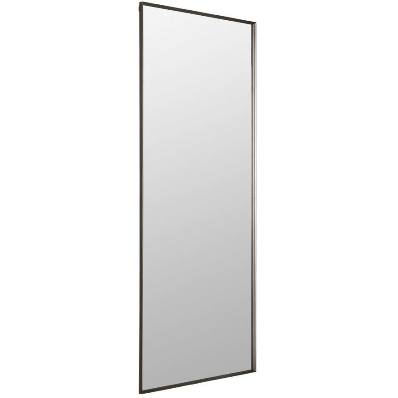 Grand Miroir mural moderne Rectangulaire 80x180 en Métal Argenté Eneko - 1