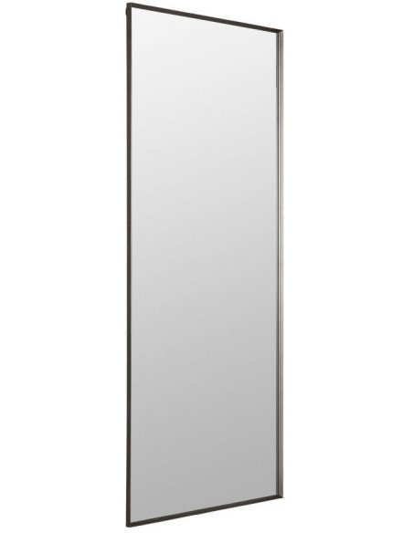Grand Miroir mural moderne Rectangulaire 80x180 en Métal Argenté Eneko - 1