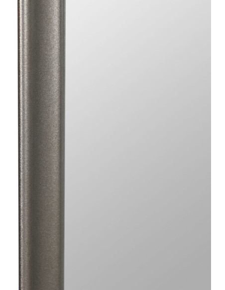Grand Miroir mural moderne Rectangulaire 80x180 en Métal Argenté Eneko - 3