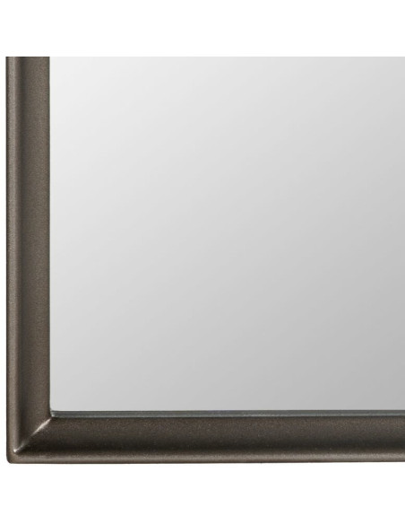 Grand Miroir mural moderne Rectangulaire 80x180 en Métal Argenté Eneko - 4