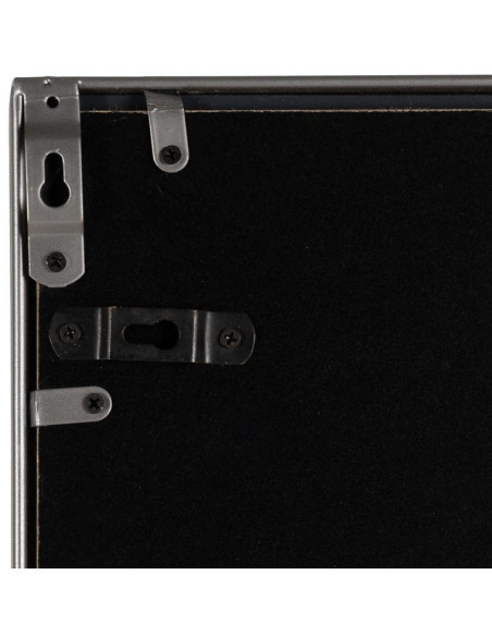 Grand Miroir mural moderne Rectangulaire 80x180 en Métal Argenté Eneko - 6