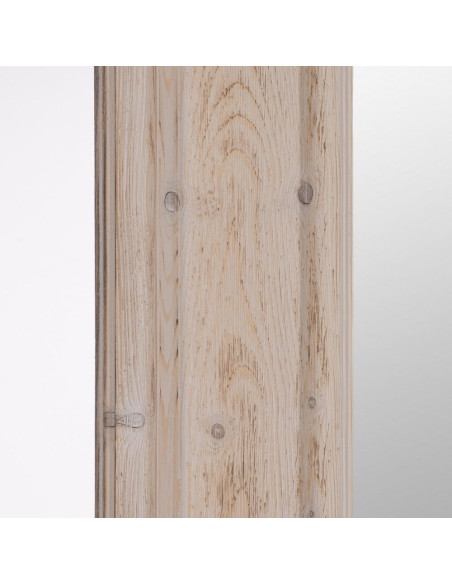 Grand Miroir à poser au sol rustique chic Rectangulaire 78x179 en Bois MDF Naturel Patiné Nahir - 2