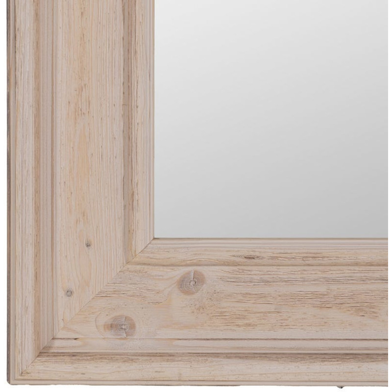Grand Miroir à poser au sol rustique chic Rectangulaire 78x179 en Bois MDF Naturel Patiné Nahir - 4
