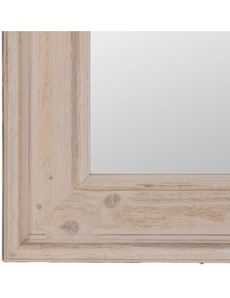 Grand Miroir à poser au sol rustique chic Rectangulaire 78x179 en Bois MDF Naturel Patiné Nahir - 4
