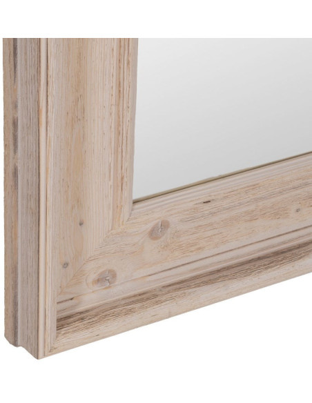 Grand Miroir à poser au sol rustique chic Rectangulaire 78x179 en Bois MDF Naturel Patiné Nahir - 5