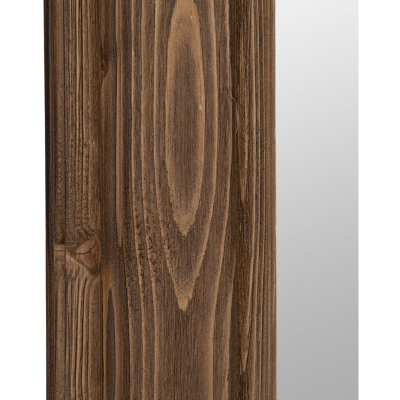 Grand Miroir à poser au sol rustique chic Rectangulaire 78x179 en Bois MDF Naturel Nahir - 2