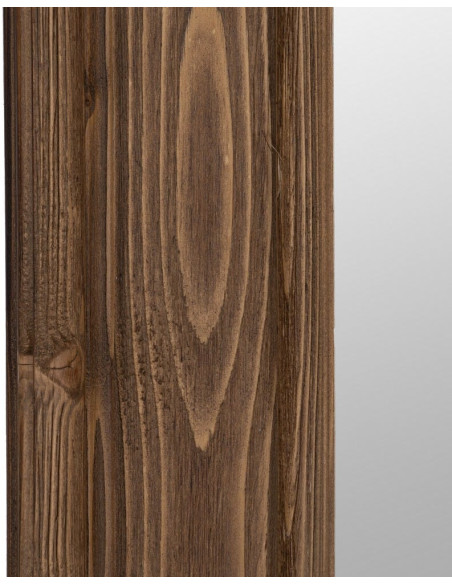 Grand Miroir à poser au sol rustique chic Rectangulaire 78x179 en Bois MDF Naturel Nahir - 2