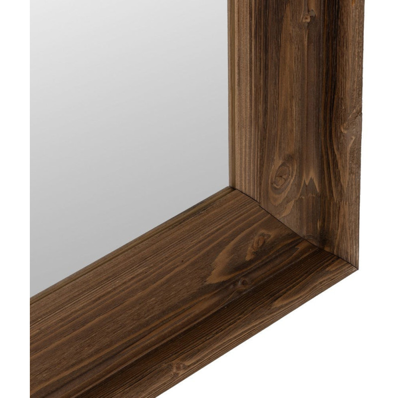 Grand Miroir à poser au sol rustique chic Rectangulaire 78x179 en Bois MDF Naturel Nahir - 3