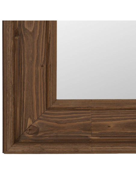 Grand Miroir à poser au sol rustique chic Rectangulaire 78x179 en Bois MDF Naturel Nahir - 4