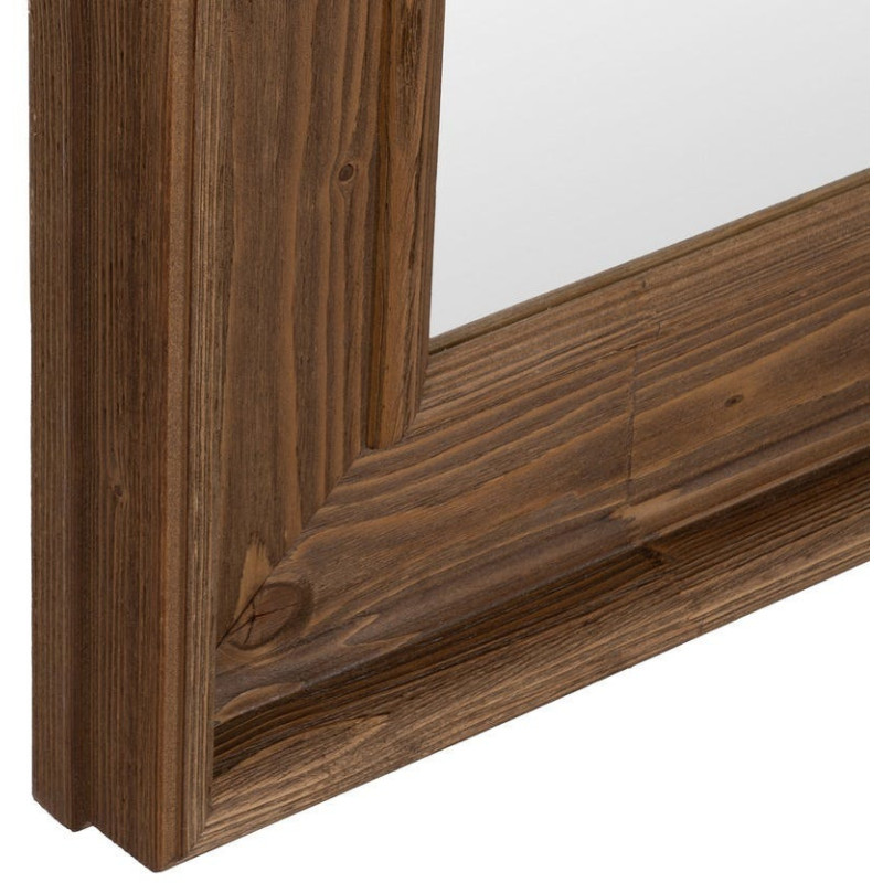 Grand Miroir à poser au sol rustique chic Rectangulaire 78x179 en Bois MDF Naturel Nahir - 5