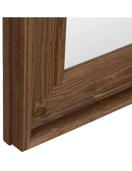 Grand Miroir à poser au sol rustique chic Rectangulaire 78x179 en Bois MDF Naturel Nahir - 5
