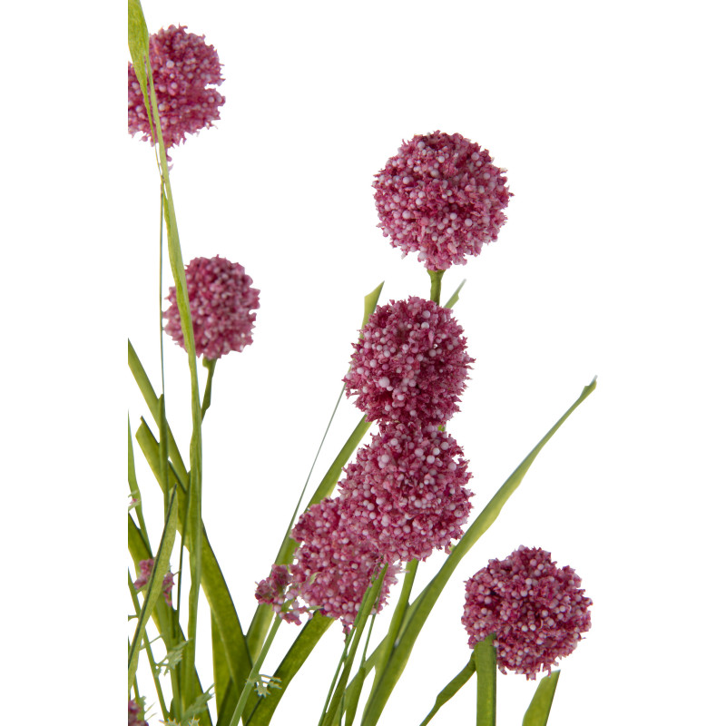 Fleur artificielle Mauve Sanicle Hauteur 50 cm en Plastique Rose Vert - 2