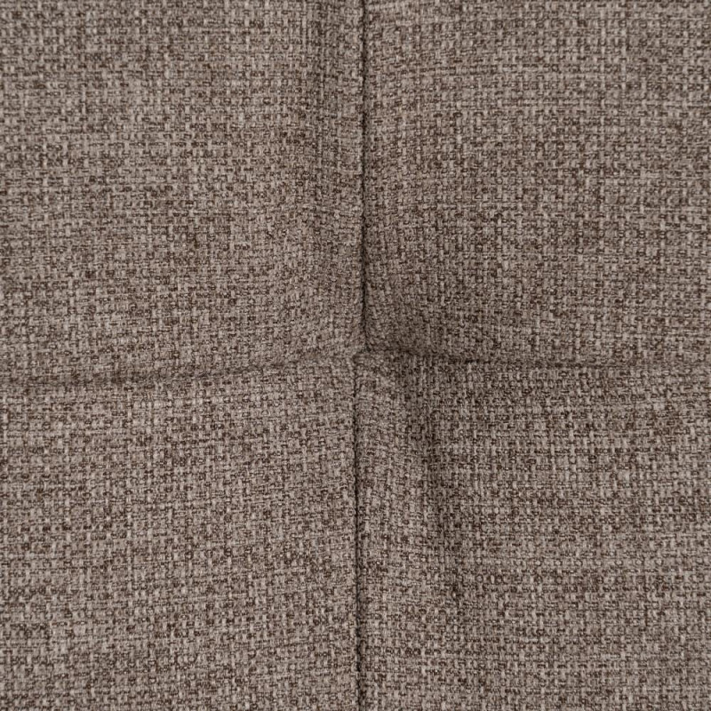 Grand Canapé moderne Convertible 3 places en Tissu chenille Beige Métal Noir Bois d'hévéa Marron Bois d'eucalyptus Bruno - 10