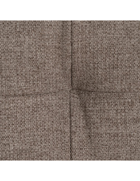 Grand Canapé moderne Convertible 3 places en Tissu chenille Beige Métal Noir Bois d'hévéa Marron Bois d'eucalyptus Bruno - 10
