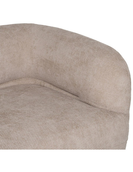 Grand canapé original moderne Droit 2 places en Tissu Beige Bois de pin Bois MDF Ruben - 5
