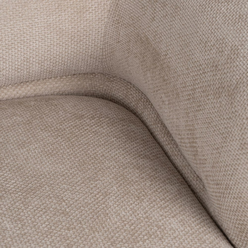 Grand canapé original moderne Droit 2 places en Tissu Beige Bois de pin Bois MDF Ruben - 8