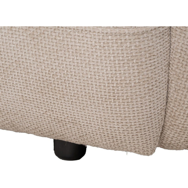 Grand canapé original moderne Droit 2 places en Tissu Beige Bois de pin Bois MDF Ruben - 11