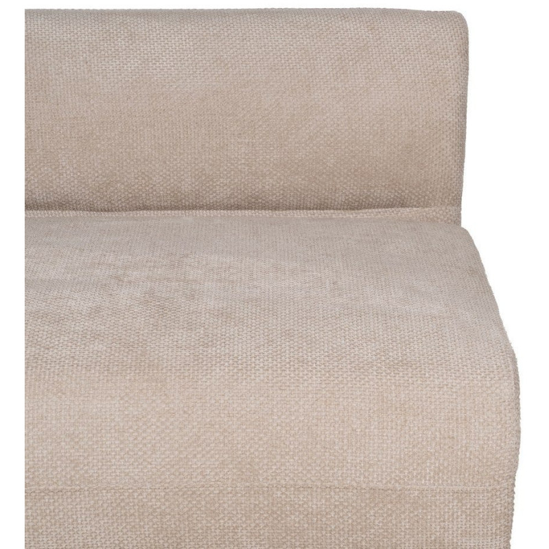 Grand canapé original moderne Droit 3 places en Tissu Beige Bois de pin Bois MDF Ruben - 5