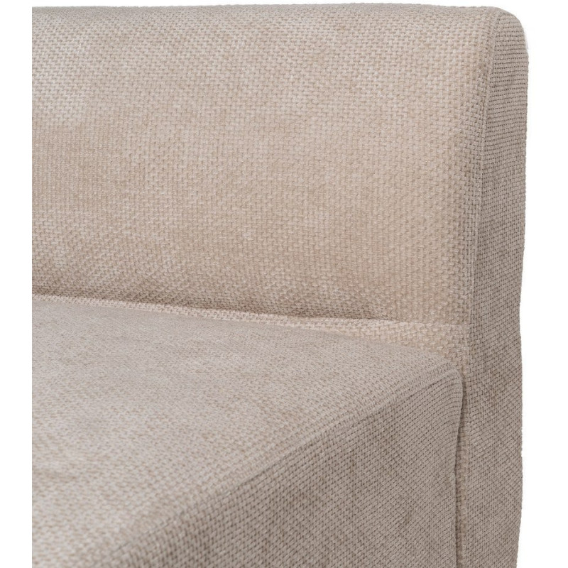 Grand canapé original moderne Droit 3 places en Tissu Beige Bois de pin Bois MDF Ruben - 6