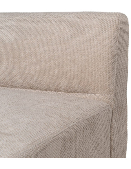 Grand canapé original moderne Droit 3 places en Tissu Beige Bois de pin Bois MDF Ruben - 6