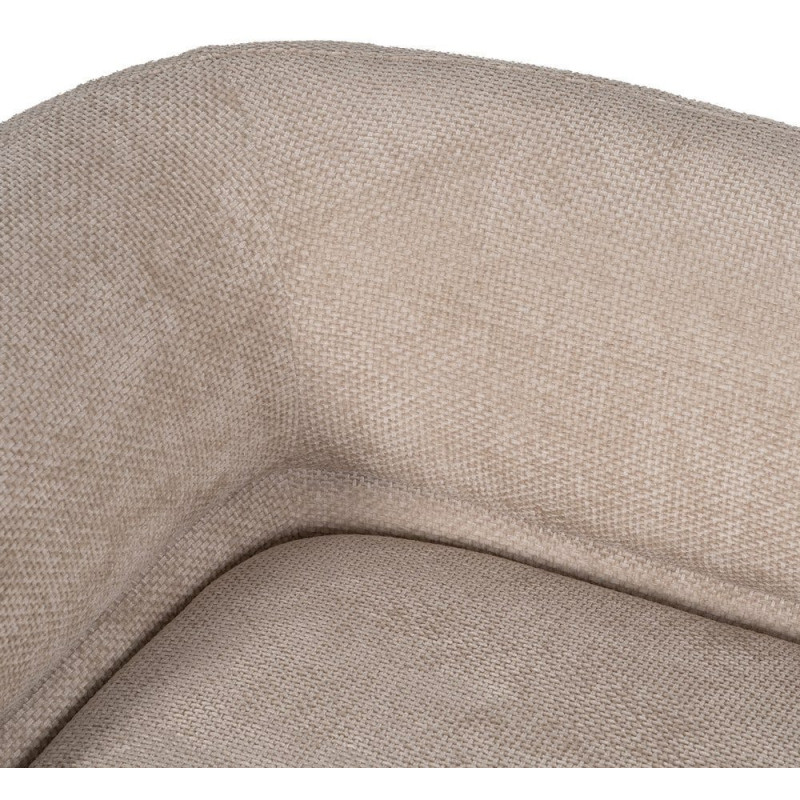 Grand canapé original moderne Droit 3 places en Tissu Beige Bois de pin Bois MDF Ruben - 7