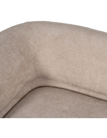 Grand canapé original moderne Droit 3 places en Tissu Beige Bois de pin Bois MDF Ruben - 7