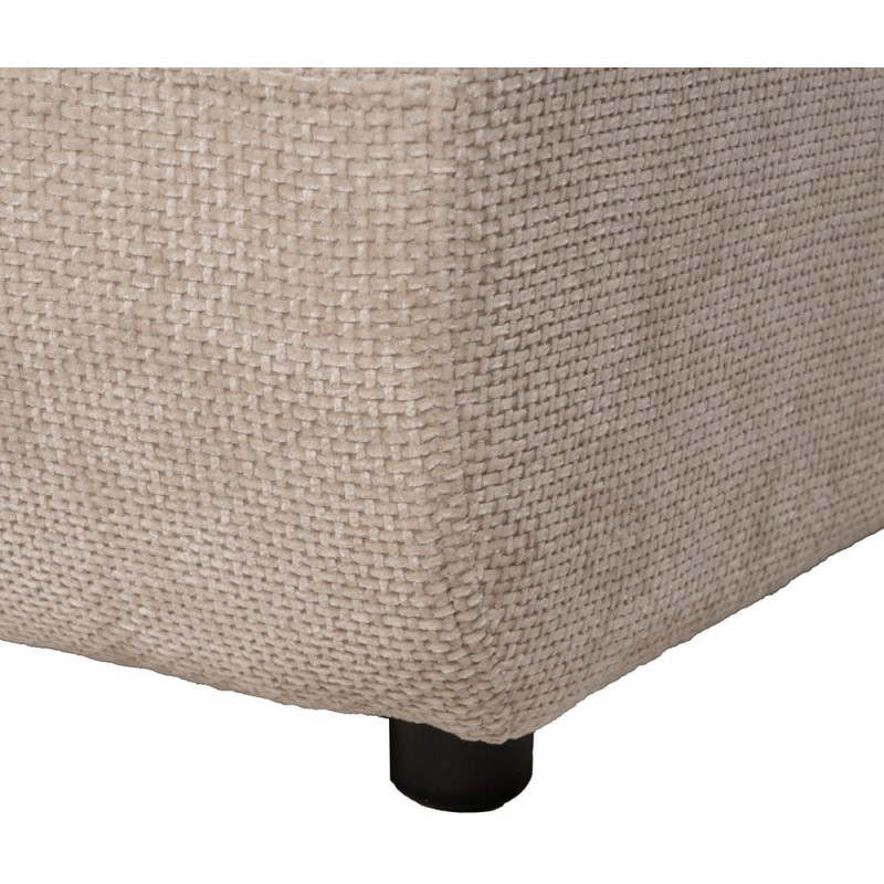 Grand canapé original moderne Droit 3 places en Tissu Beige Bois de pin Bois MDF Ruben - 10