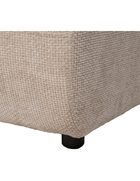 Grand canapé original moderne Droit 3 places en Tissu Beige Bois de pin Bois MDF Ruben - 10