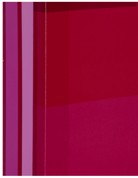 Toile murale imprimée motif géométrique 60x80 Rose Violet Cadre en acrylique violet Ameli - 3